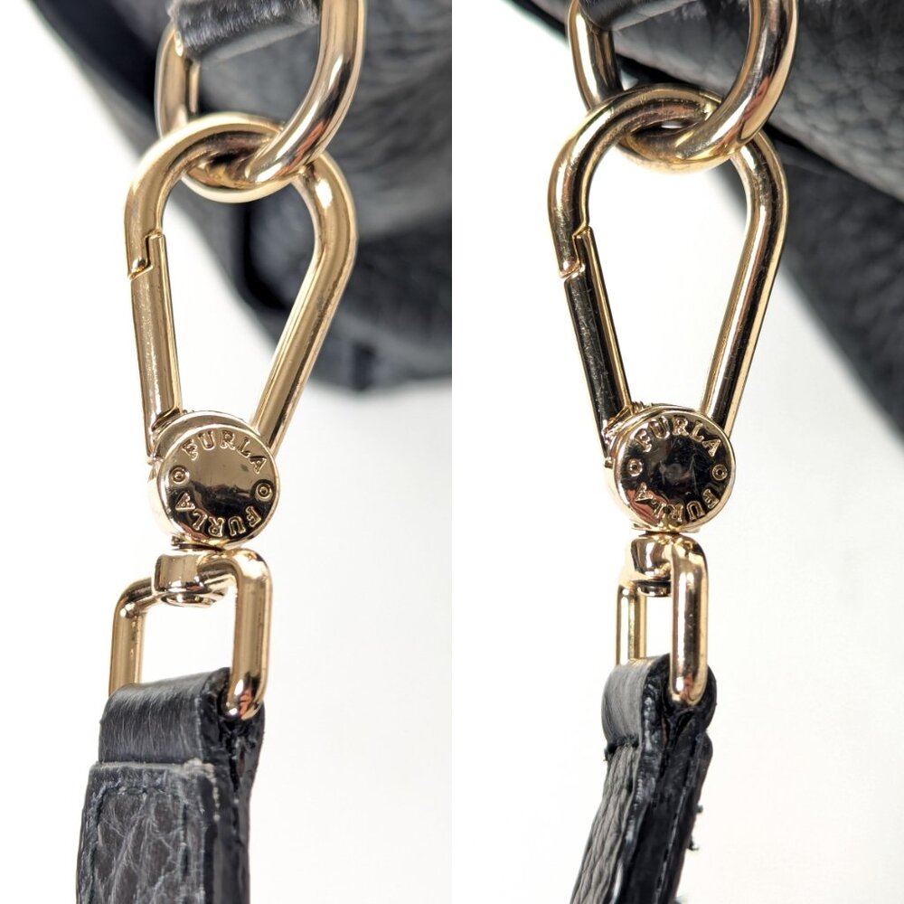 FURLA Capriccio Small Leather Tote Shoulder Bag - Picture 11 of 15